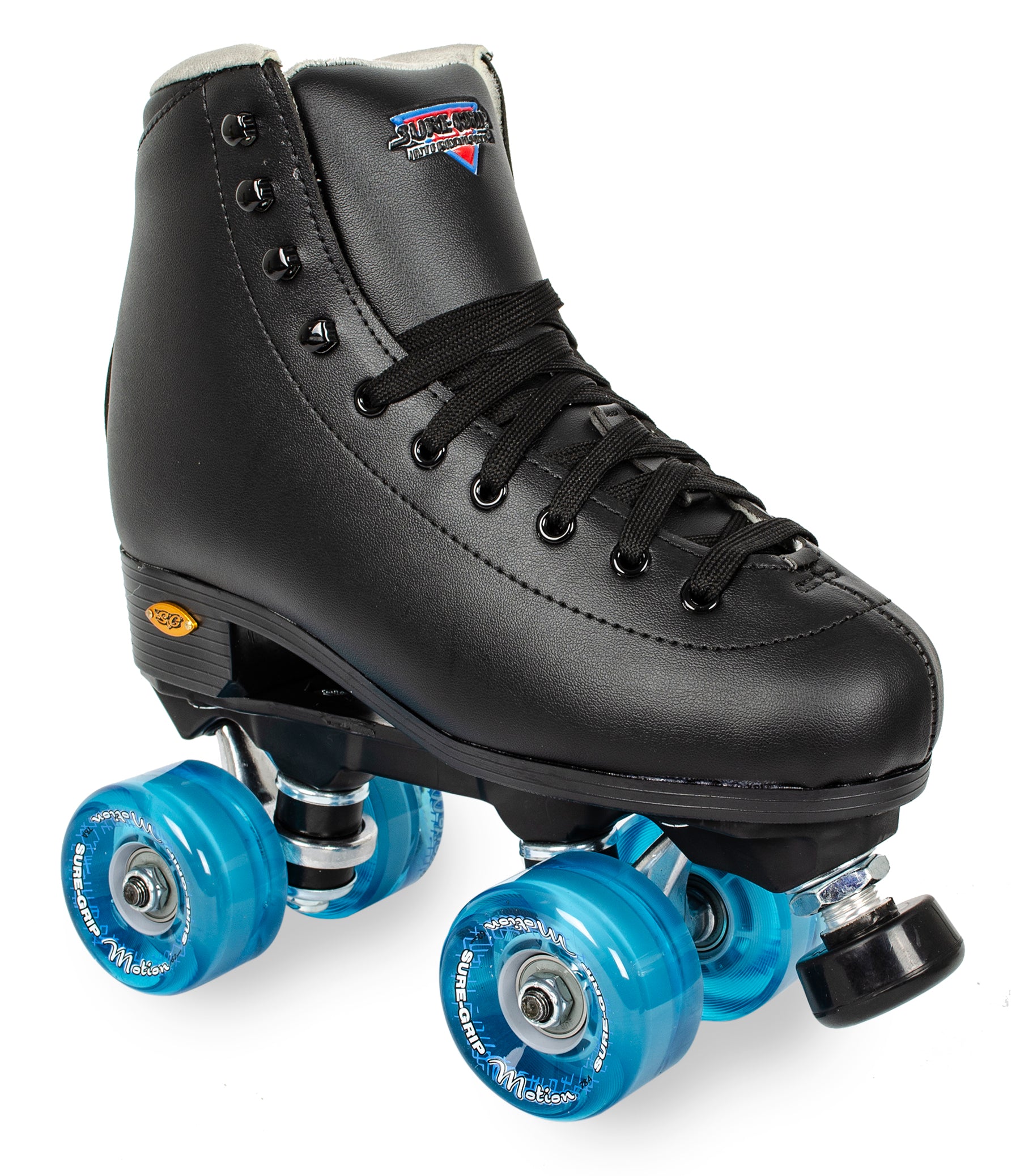 Fame roller skate with outdoor motion wheels