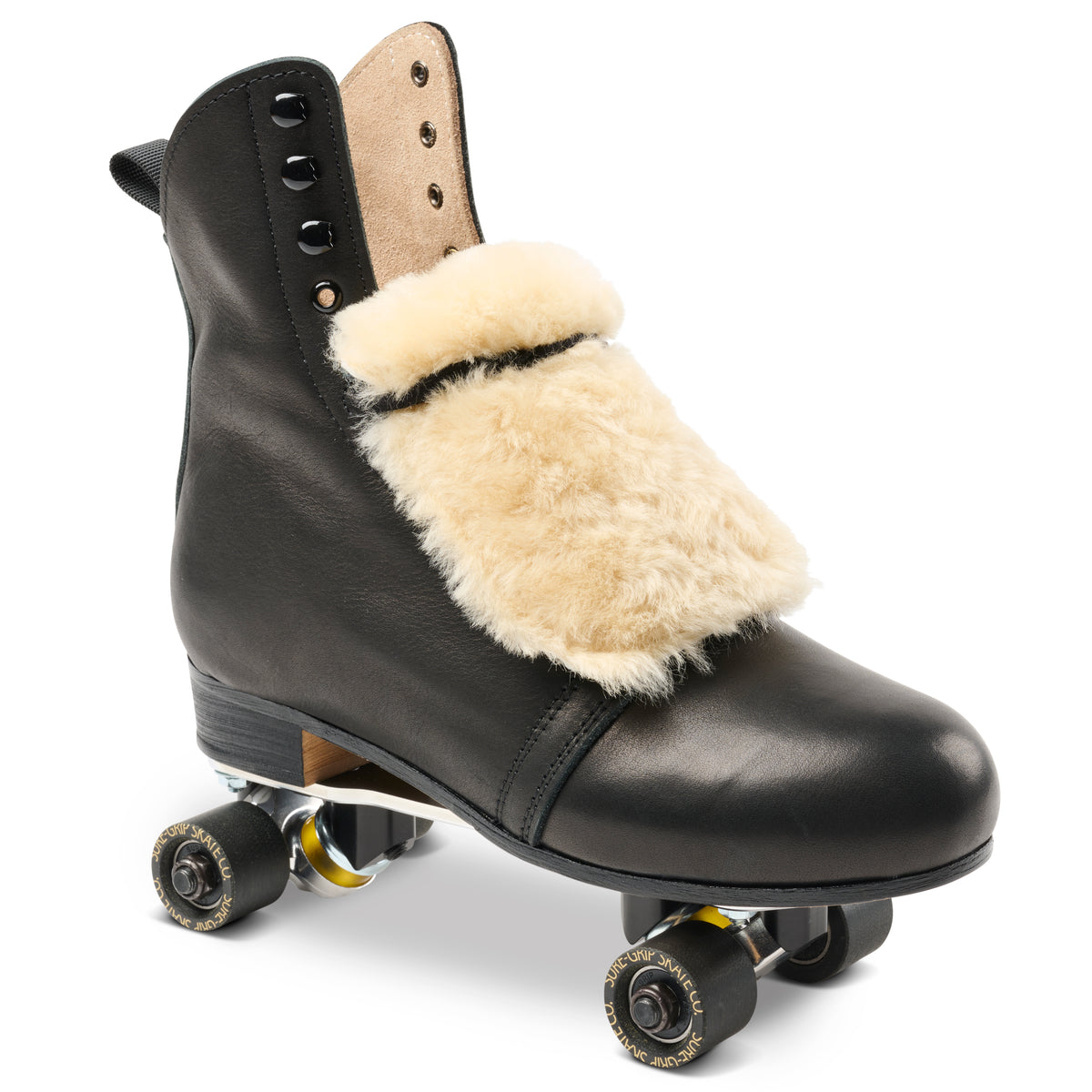 Leather Roller Skates Vintage Handpainted Tigers Sure Grip Super X7L Plates Restoring old Riedell 265 speed skates main image 2